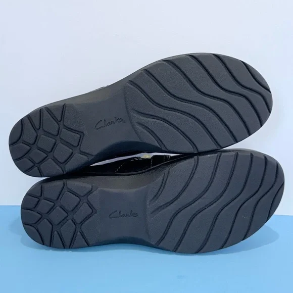 Clarks Women Carleigh Jane Black Leather Mary Jane Shoes Size 9.5 - Picture 11 of 17